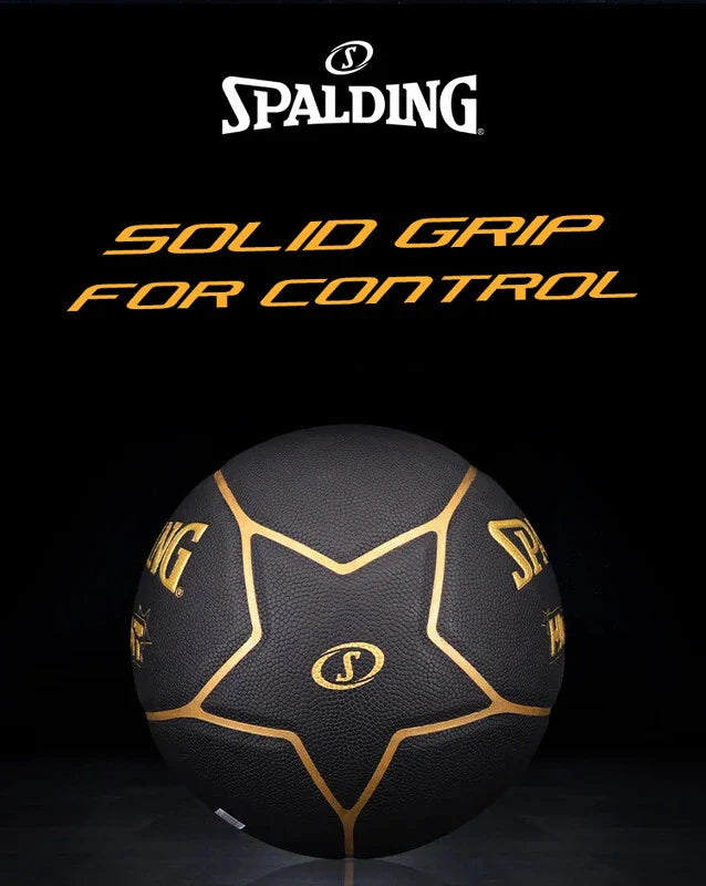Spalding 8 Panel Highlight Rubber Moulded Indoor/Outdoor Basketball with Butyl Bladder, Suitable for Practice/Match/Training + Free Air Needle
