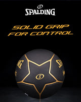 Spalding 8 Panel Highlight Rubber Moulded Indoor/Outdoor Basketball with Butyl Bladder, Suitable for Practice/Match/Training + Free Air Needle