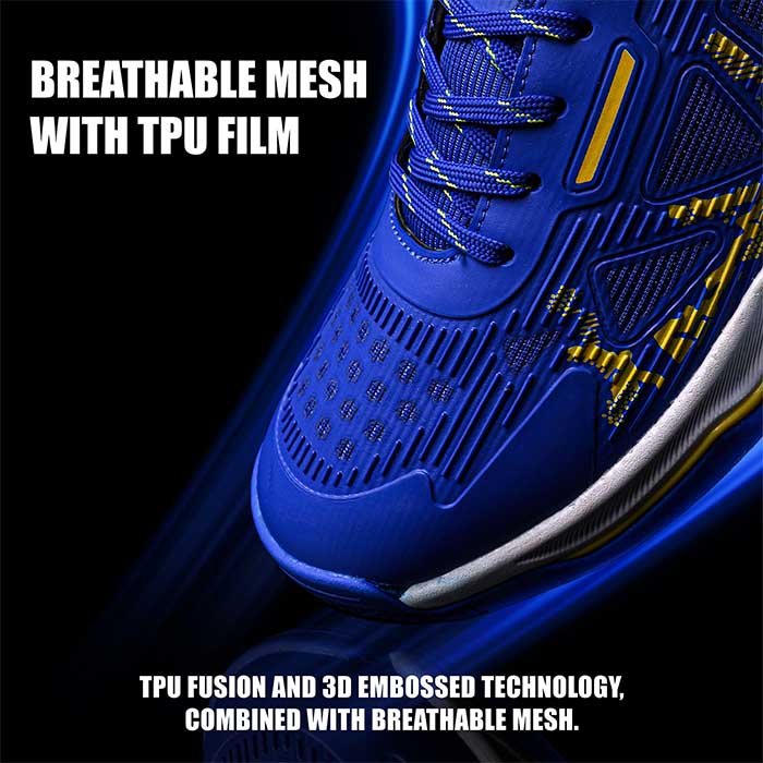 Vector X COURT STAR Badminton all Rounder Shoes with Elegant Style Breathable Mesh + TPU Film Upper|Rubber Outsole, Lightweight & Comfort Indoor Sports Shoe for boys men women Adult Youth