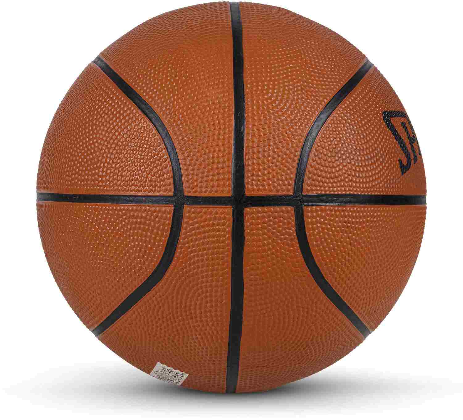Spalding Logo 29.5" Rubber Moulded Indoor/ Outdoor Basketball + Air Pin Basketball