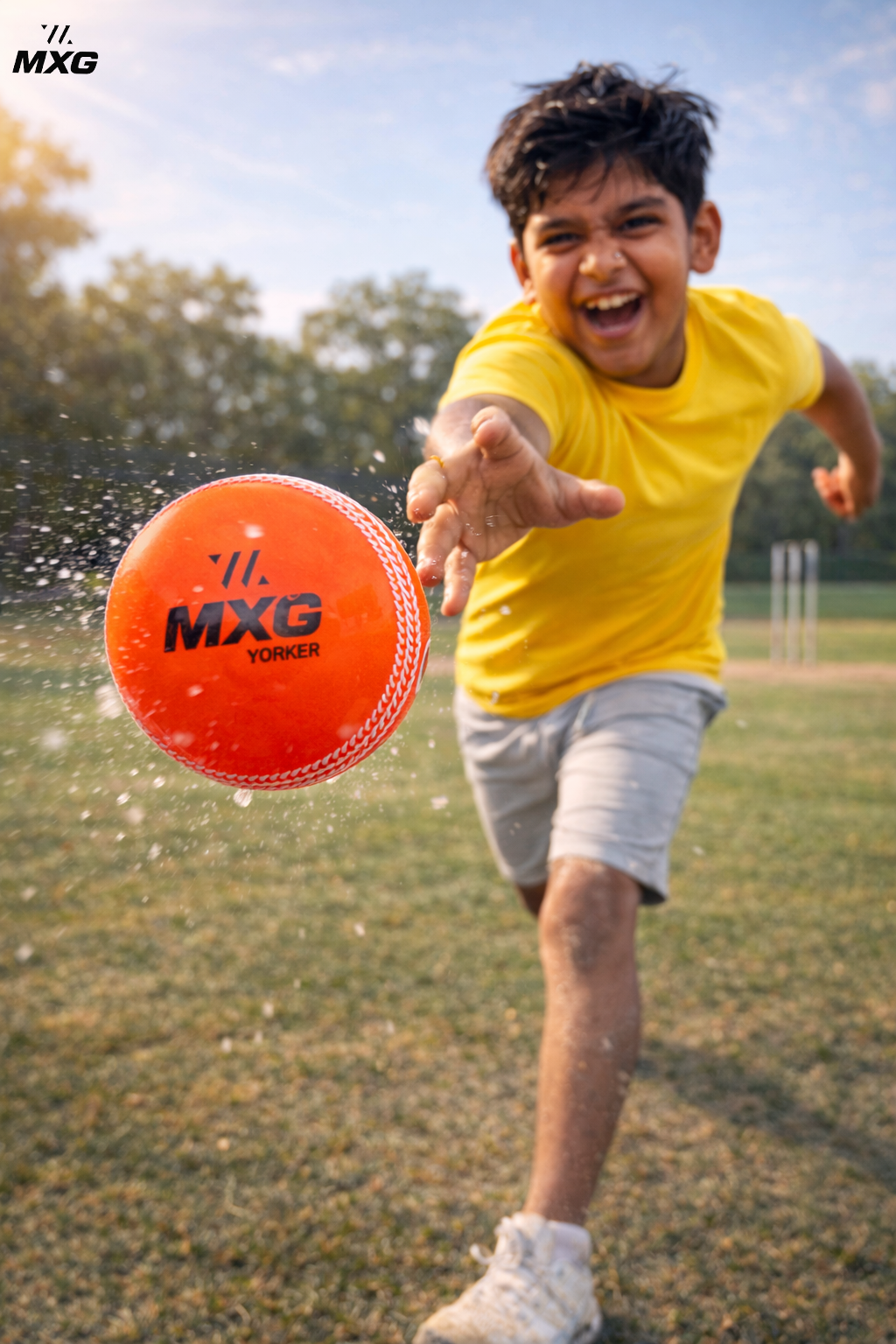 MXG Yorker I-10 Cricket Ball | Heavy Bounce Ball for Street, Ground, Practice, Training & Matches (Multicolor) - Image 3 | KIBI SPORTS