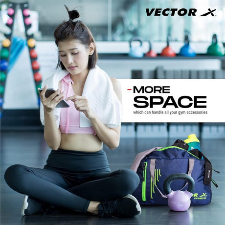 Vector X Stealth Kit Bag for Men and Women Use for Multipurpose Travel, Gym,Fitness, Hanging Organiser