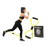 Vector X Resistance Bands, Figure 8 Exercise Bands Thermoplastic Elastomer Rubber (TPER) Material for Stretching Arms, Chest Expander, Yoga Gym Fitness Pulling Rope|Toning Tube|Gym Exercise for  Equipment for Home Workout|Ideal for Men & Women