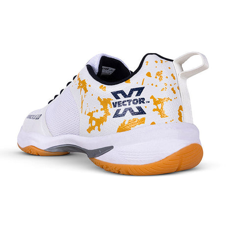 Vector X Trackle 2.0 Unisex Badminton Shoes|Indoor Outdoor Court Sneaker|Breathable Mesh with TPU Fusing Upper + Rubber Outsole for superior grip|Boots for Men Women Adult Youth