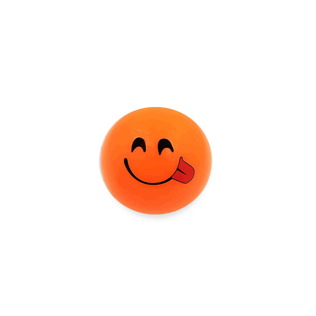 Synco Emoji Faced Balls Assorted Color Pack of 5