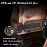 Nivia 4" Straight Support Wide for Weightlifting Gym Belt