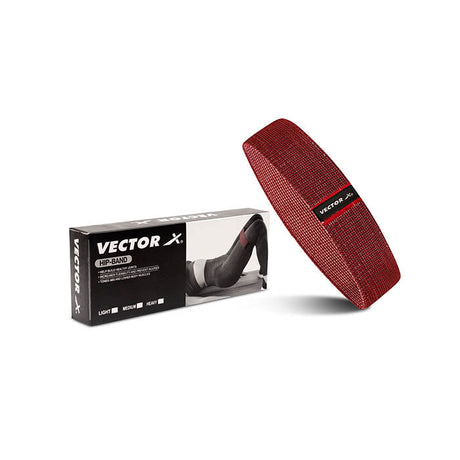 Vector X Fabric Resistance Band -Loop Band for Exercise Hip Band for Hip, Legs, Stretching, Toning Workout. Mini Loop Booty Bands for Glutes, Squats Exercise Usable in-Home & Gym