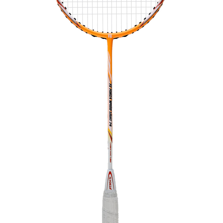 Speed light 74 Strung Badminton Racket ( Orange ) - 5U/G4