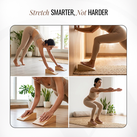 Wooden Yoga Wedges Set of 2 | Wiselife