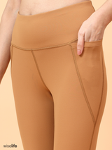 Active Fitted Leggings (Brown)