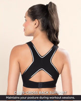 Tweens Invisi-Fit Cotton Bonded Seamless Padded Sports Bra for Girls - Invisible Support & Comfort