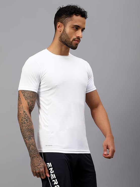 Vector X Mens Solid Crew Neck Short-Sleeve T-Shirt