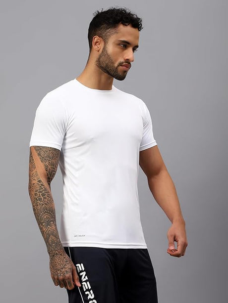 Vector X Mens Solid Crew Neck Short-Sleeve T-Shirt