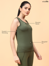 Active Tank Top (Olive green)