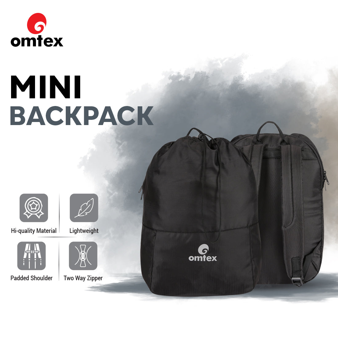 Omtex Mini BackPack Black
