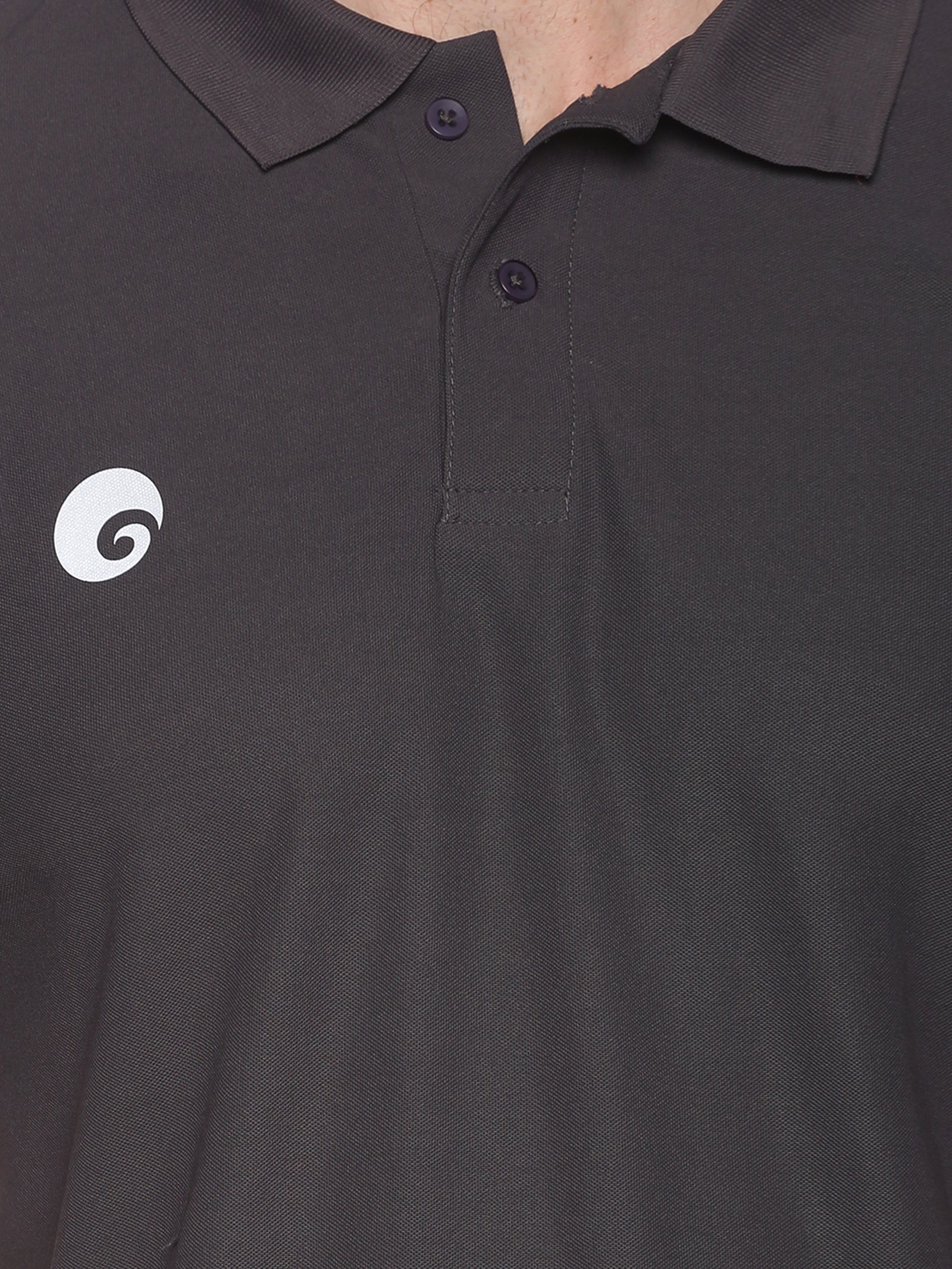 Kings Polo T Shirts Carbon Grey