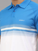 VECTOR X OMT-259 Mens Polo Collar Neck Colourblocked T-Shirt