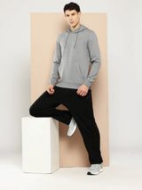 GREY  FLEECE HOODIE