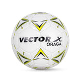 Vector X 32 Panel ORAGA Embossed PU Thermofused Indoor/Outdoor Futsal Football with Latyex Bladder Suitable for Match and Training for Adut and Kids 10-14 Years