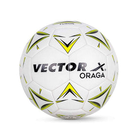 Vector X 32 Panel ORAGA Embossed PU Thermofused Indoor/Outdoor Futsal Football with Latyex Bladder Suitable for Match and Training for Adut and Kids 10-14 Years