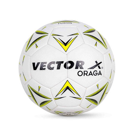 Vector X 32 Panel ORAGA Embossed PU Thermofused Indoor/Outdoor Futsal Football with Latyex Bladder Suitable for Match and Training for Adut and Kids 10-14 Years