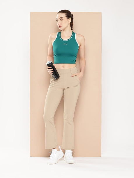 Alcis Women Teal Outline Grace Tank