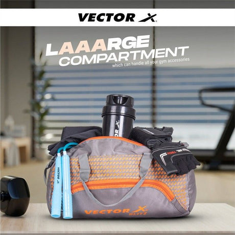 Vector X Blitz Gym Bag for Men|Gym Bag with Shoe Compartment|Gym Bag & Fitness Kit & Gym Bag
