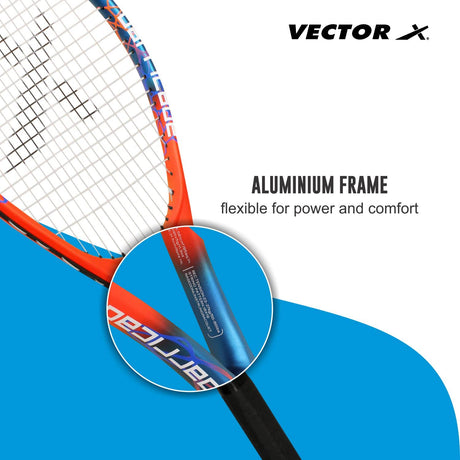 Vector X Barricade One Piece Composite  Full Cover Tennis Racquet
