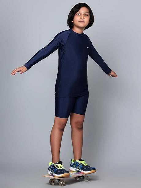 Vector X Unisex Kid's OKT-302 Compression Lycra Full Sleeve Top