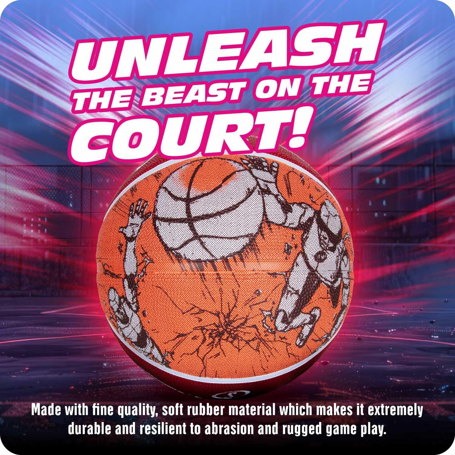 Spalding Sketch Crack Ball 84380Z, Unisex, Basketball, Blue, 7, blue