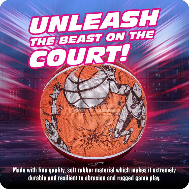 Spalding Sketch Crack Ball 84380Z, Unisex, Basketball, Blue, 7, blue