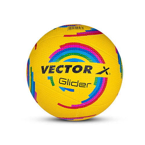 Vector X Glider Volleyball/Rubberized Moulded/Suitable for Indoor/Outdoor/for Men/Women/Kids Rubber Material/Training /Match Ball Needle -Size - 4 (Volleyball)
