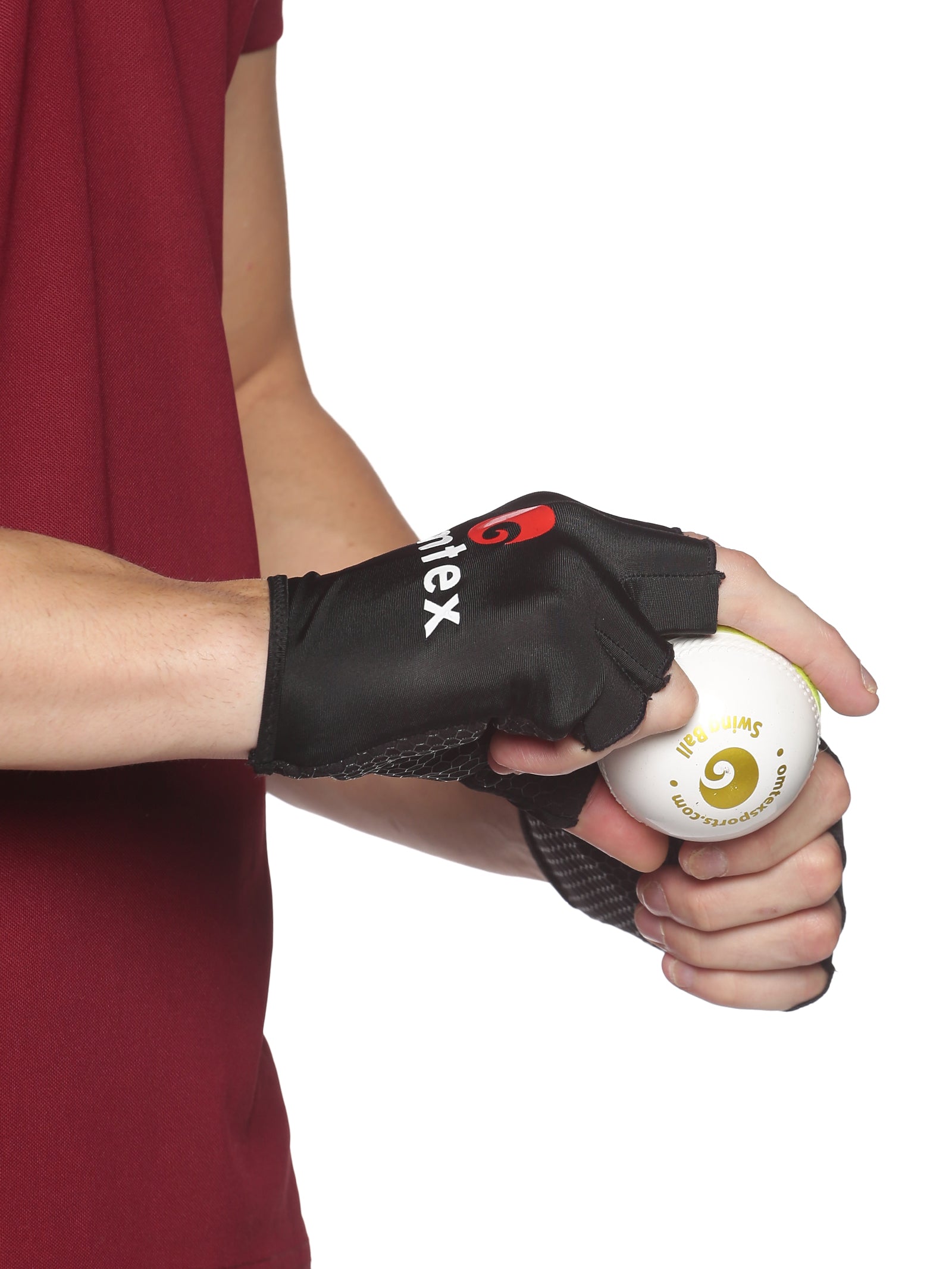 Cricket Finger Cut Catching Gloves Black (2.0)