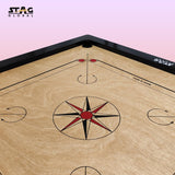STAG GLOBAL Carrom Board Club | Premium Wood | Smooth Play Surface