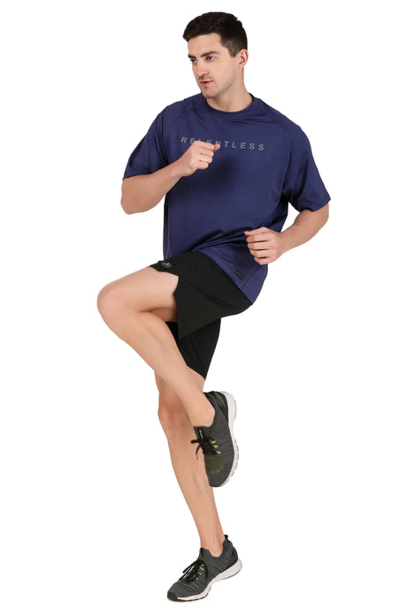 Men's Oversize Sportswear Tshirt (Blue Blood)