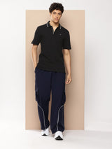 Alcis Men Hidden Zip Polo
