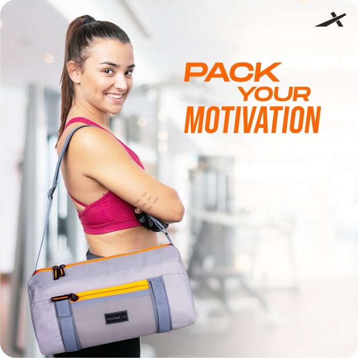 Vector X Tone UP Workout Bag for Sports, Unisex Sports Carry Bag, Adjustable Shoulder Gym Bag and Weekend Travel Bag