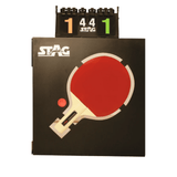 STAG GLOBAL Black Table Tennis Umpire Table | Durable & Professional Match Setup | Premium Quality, Black Finish