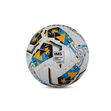 Vector X 32 Panel Galactica Rubber Thermo Fused IMS & FIFA Approved Indoor/Outdoor Futsal Football with Butyl Bladder, Multicolor, Size 4, Suitable for Match and Training for Adut and Kids 10-14 Years