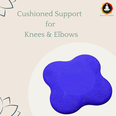 Vedam Yoga Knee Pad  (Blue set of 2 pcs) | Industrial