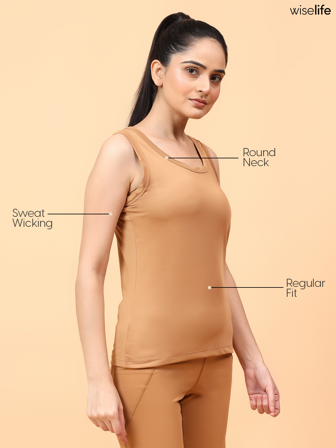Active Tank Top (Brown)