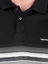 VECTOR X OMT-259 Mens Polo Collar Neck Colourblocked T-Shirt