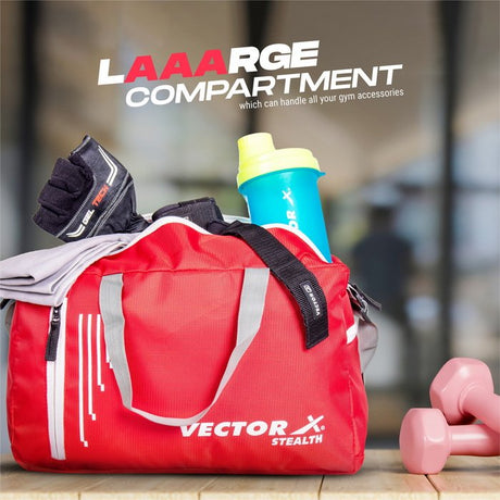 Vector X Stealth Kit Bag for Men and Women Use for Multipurpose Travel, Gym,Fitness, Hanging Organiser