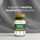 NAC 600mg | N-Acetyl Cysteine Capsules | Antioxidant Support Formula | 60 Veg Tablets