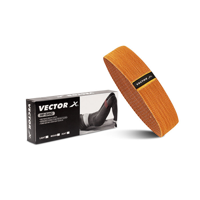 Vector X Fabric Resistance Band -Loop Band for Exercise Hip Band for Hip, Legs, Stretching, Toning Workout. Mini Loop Booty Bands for Glutes, Squats Exercise Usable in-Home & Gym