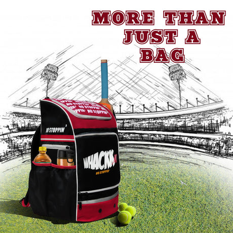 Blast Junior 37L Red Black|Cricket Kit Bag |1 Pocket for Bat |2 Water Bottle Holders|Upto 10yrs Kids Kitbag |Leg pad Upto 12.5 "|Shoe & Accessories Pockets |Lightweight |Dual Opening