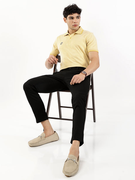 Flex Polo T-shirts Mustard Yellow | Omtex