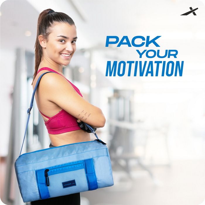 Vector X Tone UP Workout Bag for Sports, Unisex Sports Carry Bag, Adjustable Shoulder Gym Bag and Weekend Travel Bag