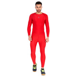 Recharge Polyester Compression Pant (Red)