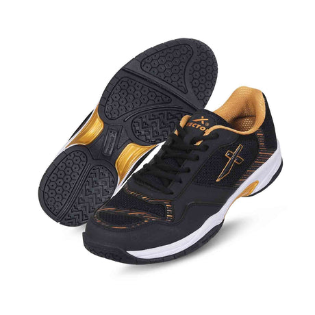 Vector X Xplode 2.0 Tennis/Badminton Court Shoe, Elegent Design, Synthetic + Breathable Mesh Upper With TPU Fusing|Rubber Outsole| Slip Resistance, Lightweight, EVA Insocks for Comfort